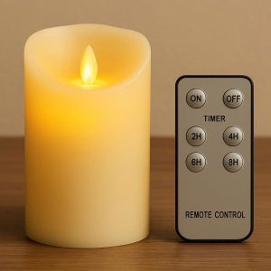 Flameless LED Candle Light with Remote Control and Timer