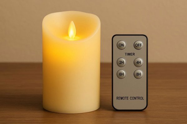 1 Flameless LED Candle Light with Remote Control and Timer