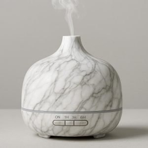 Marble Pattern Essential Oil Diffuser with Timer Function