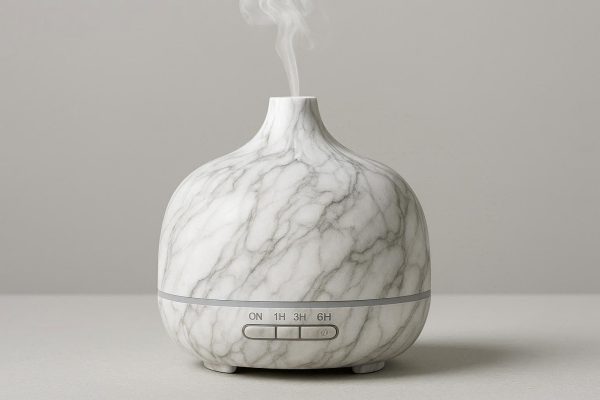 22 Marble Pattern Essential Oil Diffuser with Timer Function