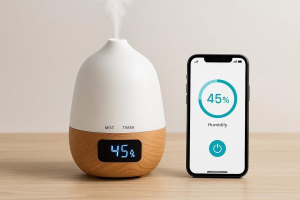 30 Smart Essential Oil Diffuser with Humidity Sensor Technology