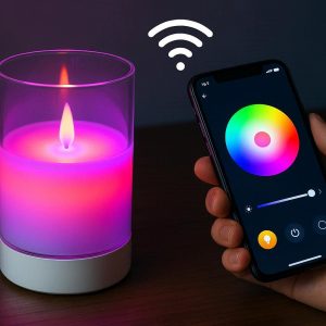 Smart WiFi Enabled Color Changing Candle Light with App Control